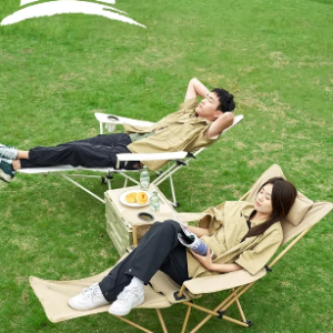 2-in-1 Reclining Camping Chair